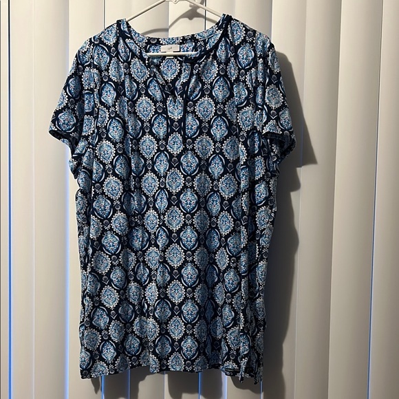 J. Jill 3x short sleeve shirt - Picture 1 of 6